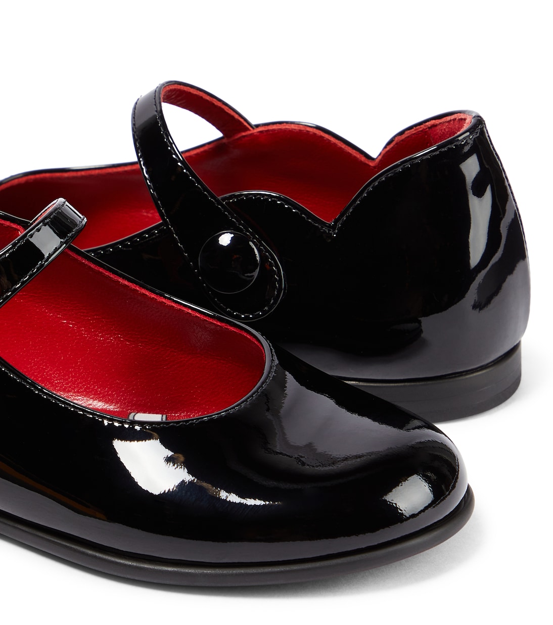 Melodie patent leather ballet flat | Christian Louboutin Kids