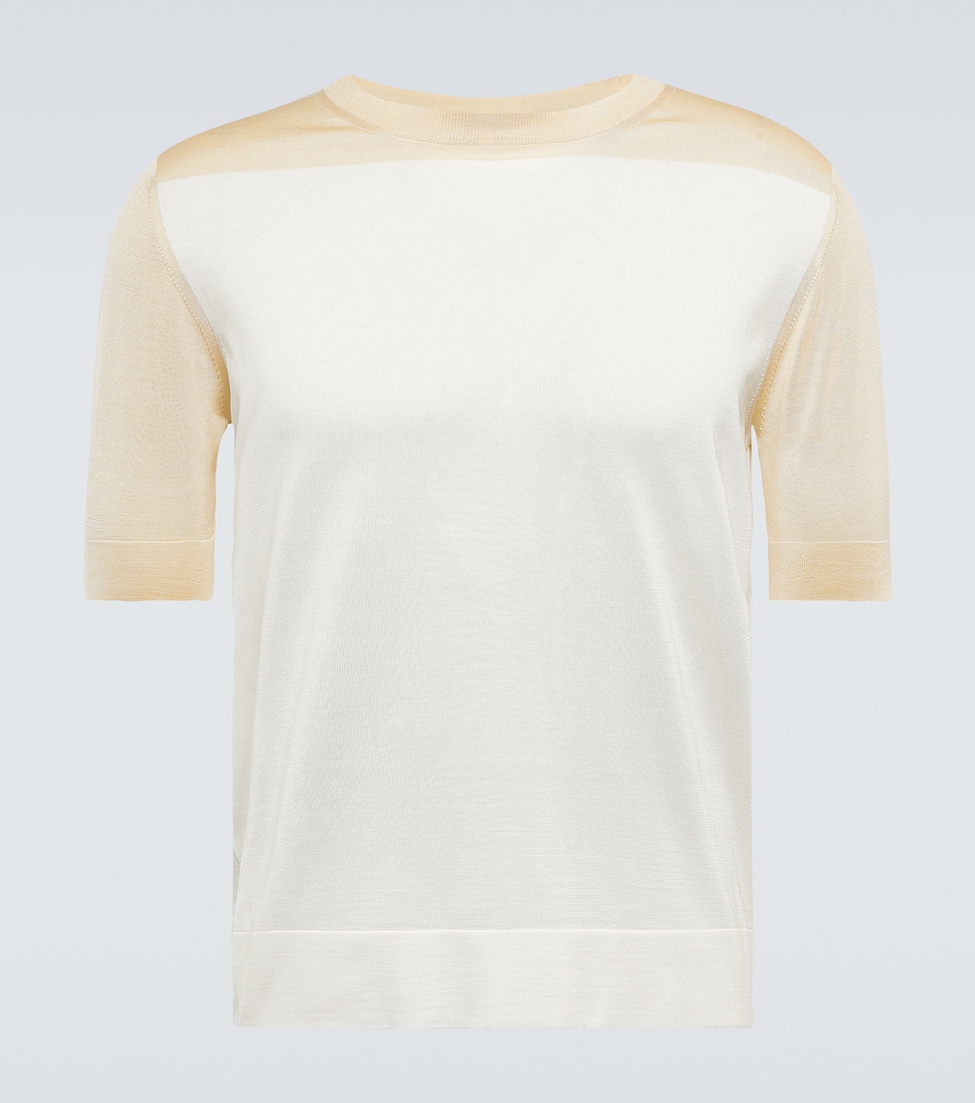 T-shirt oversize in seta | Jil Sander