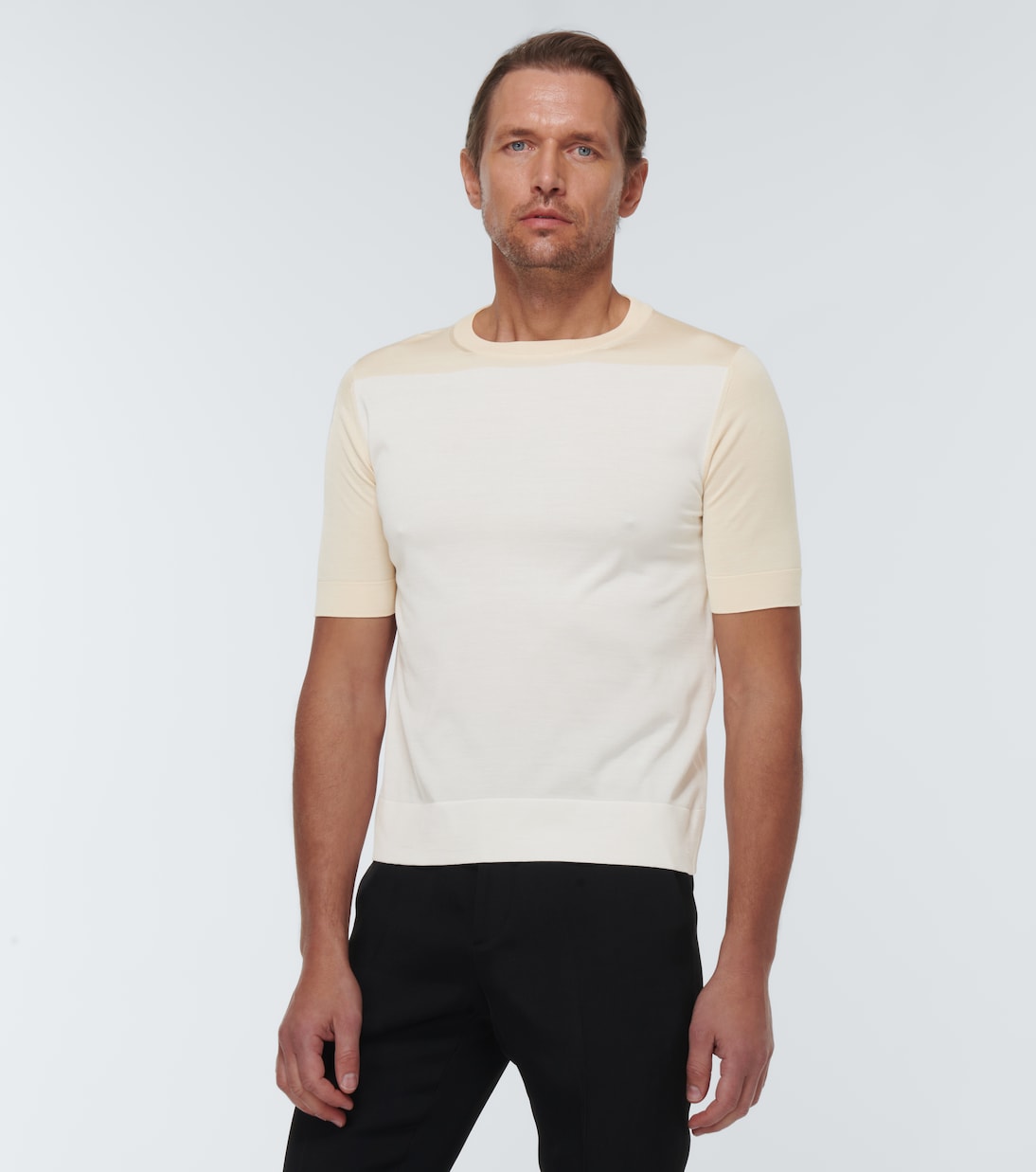T-shirt oversize in seta | Jil Sander