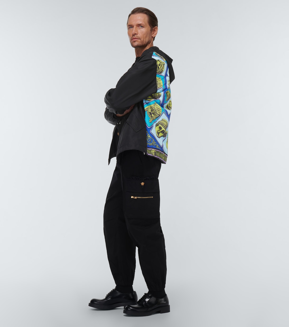 La Maschere printed jacket | Versace