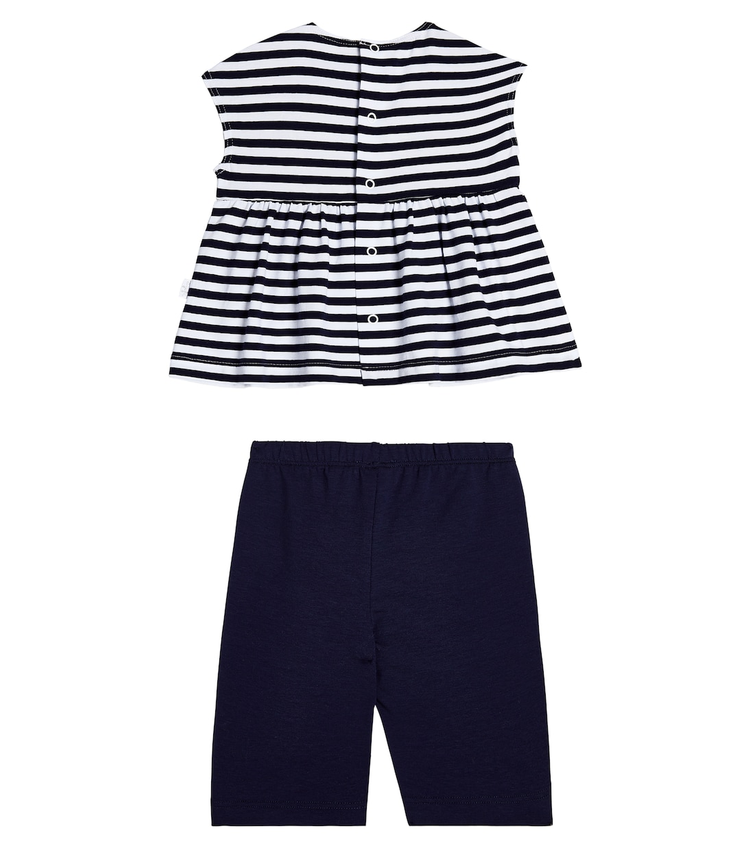 Baby striped cotton top and pants set | Il Gufo