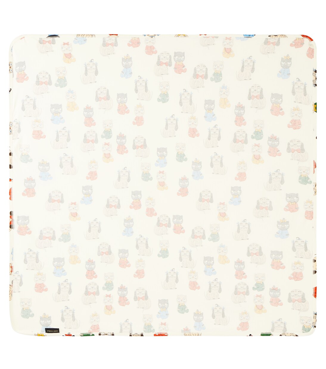 Baby printed cotton-blend blanket | Mini Rodini