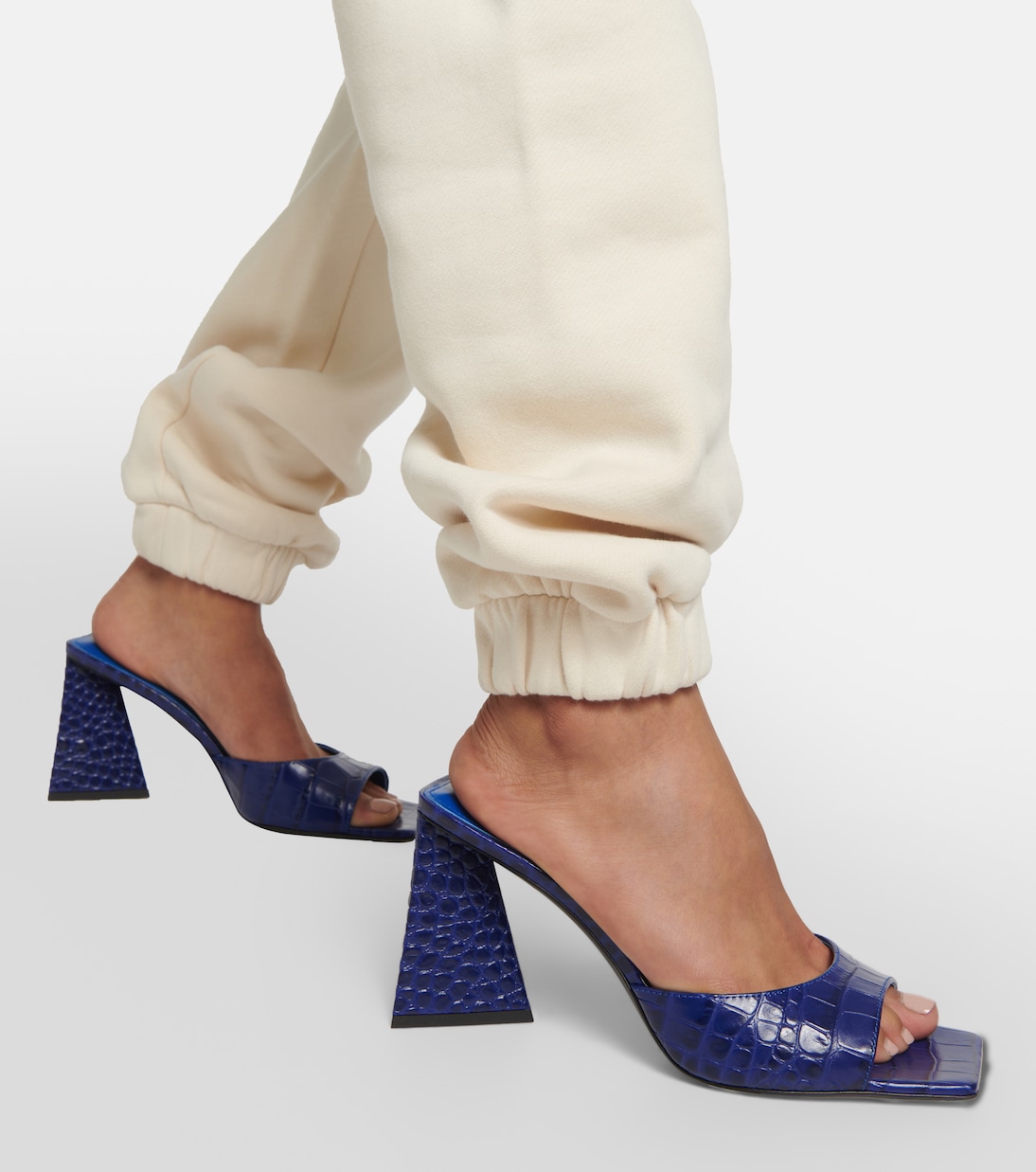 Pantoletten Mini Devon 85 aus Leder | The Attico