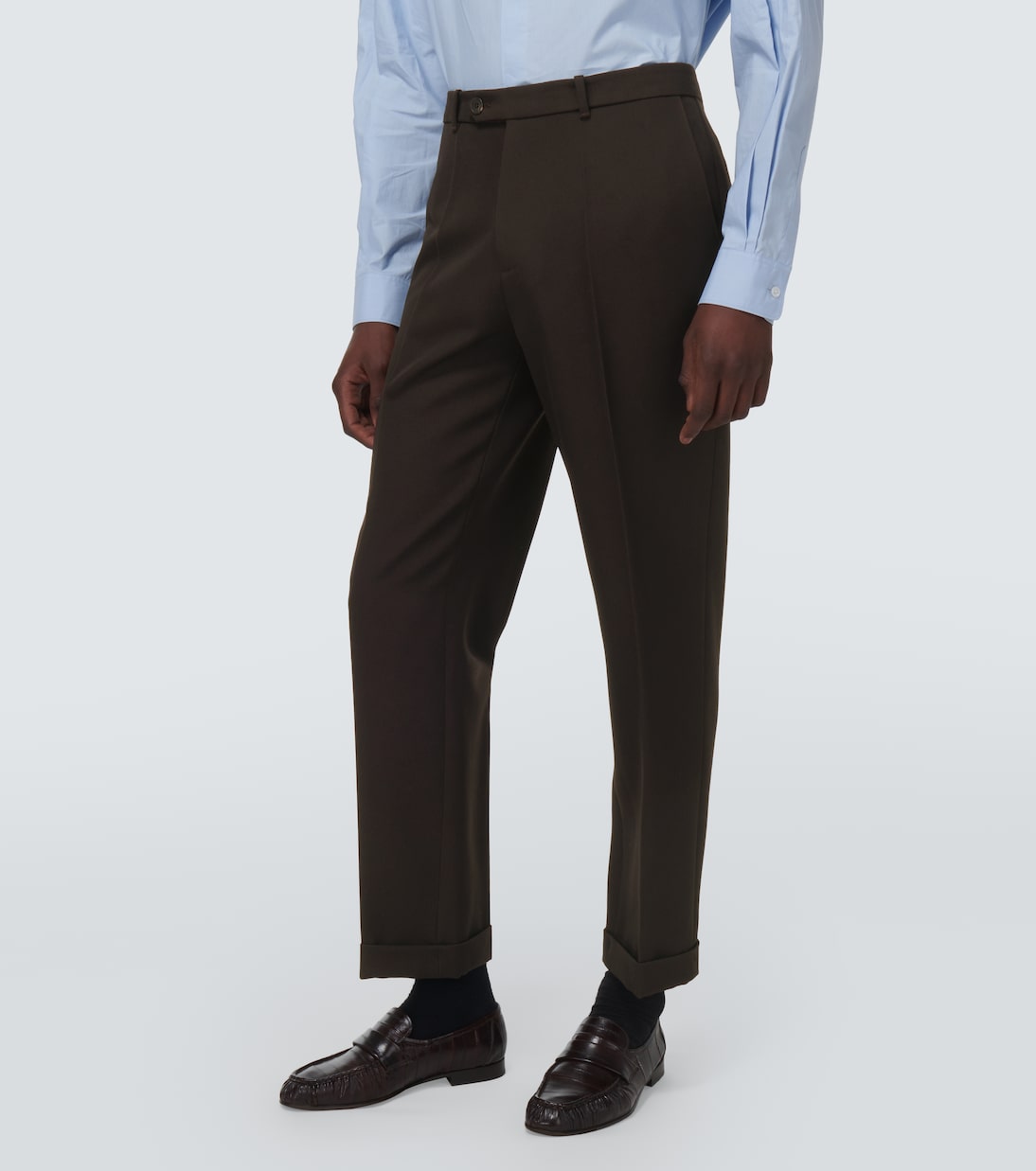 Seth wool straight pants | The Row