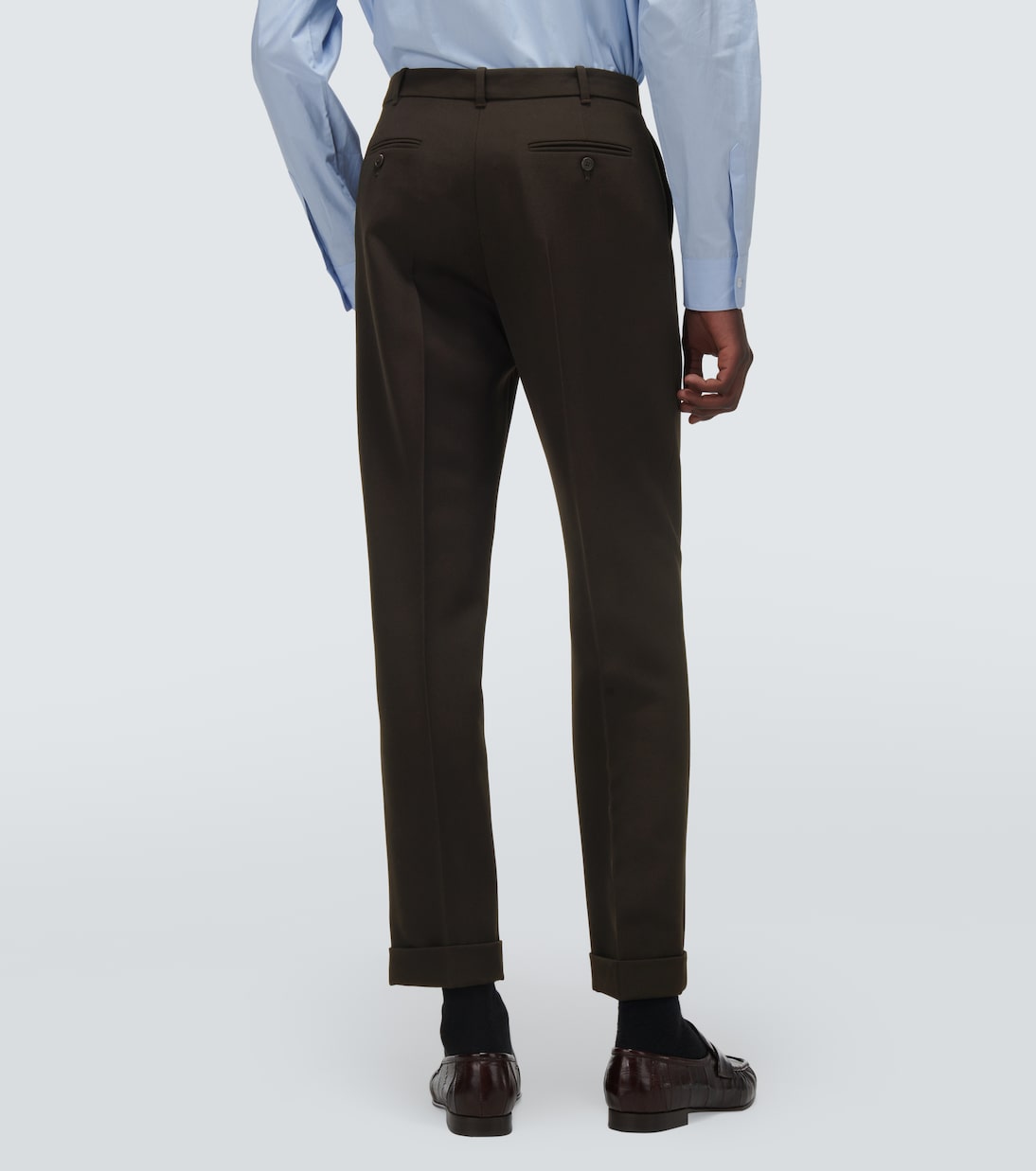 Seth wool straight pants | The Row