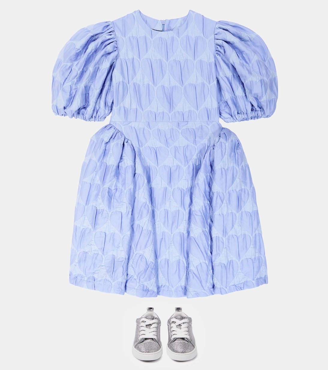 Balloon sleeve  tafetta dress | Caroline Bosmans