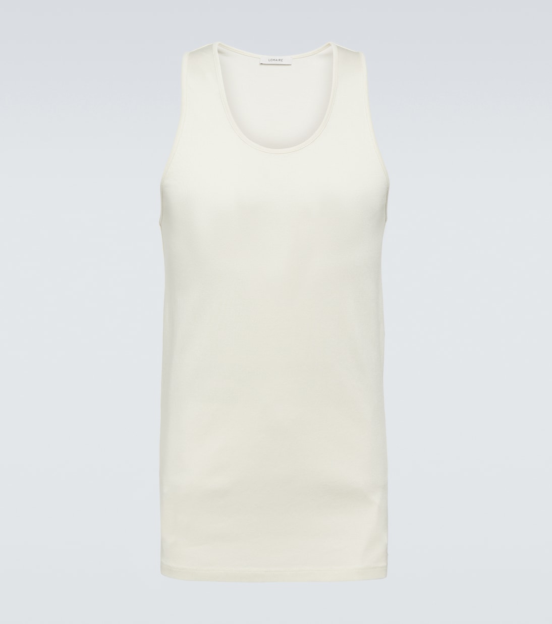Ribbed-knit cotton jersey tank top | Lemaire