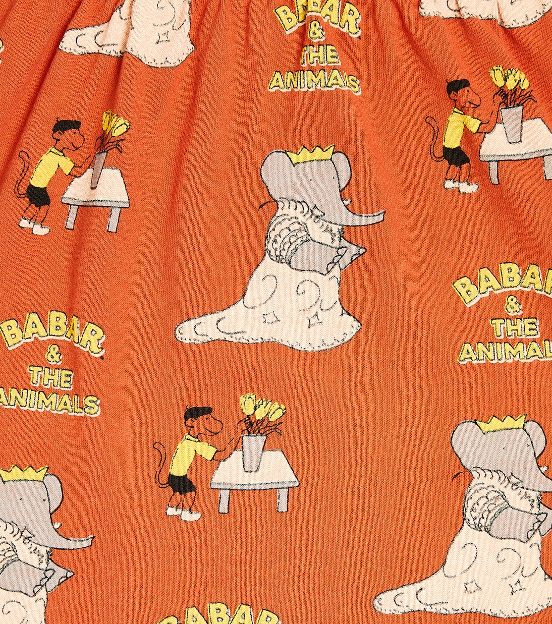 Jupe Wombat imprimée en coton | The Animals Observatory