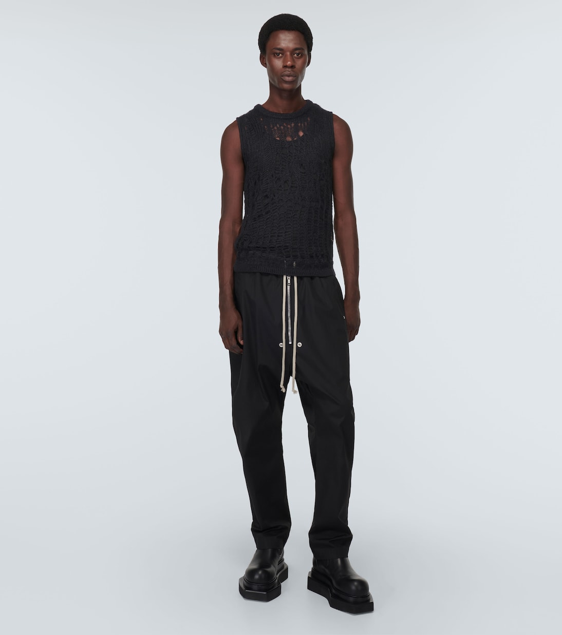 Top aus einem Mohairgemisch | Rick Owens