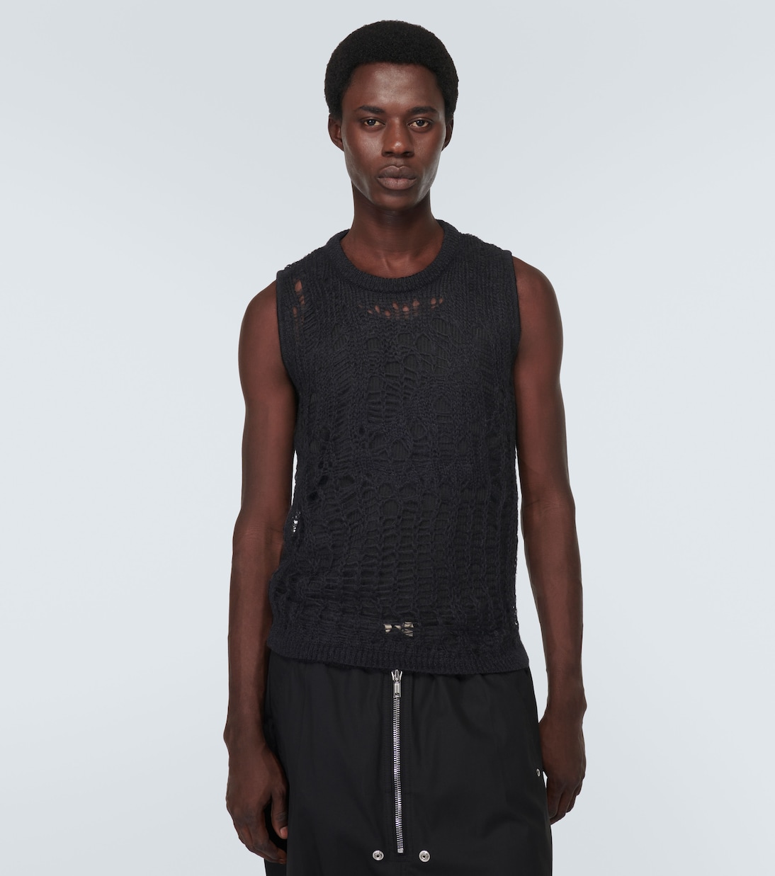 Top aus einem Mohairgemisch | Rick Owens
