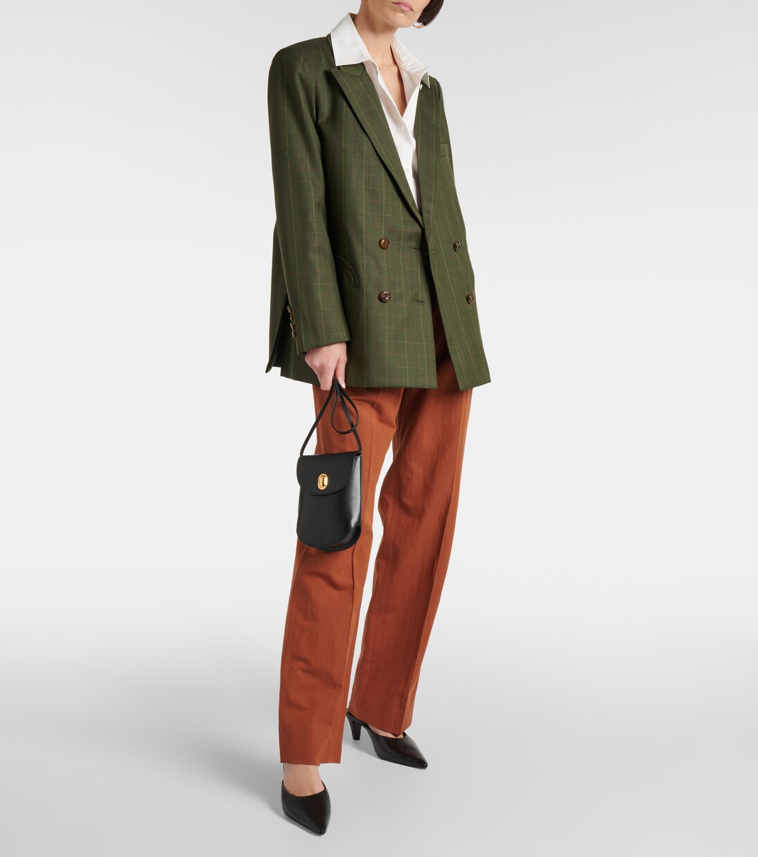 Tondo leather crossbody bag | Savette