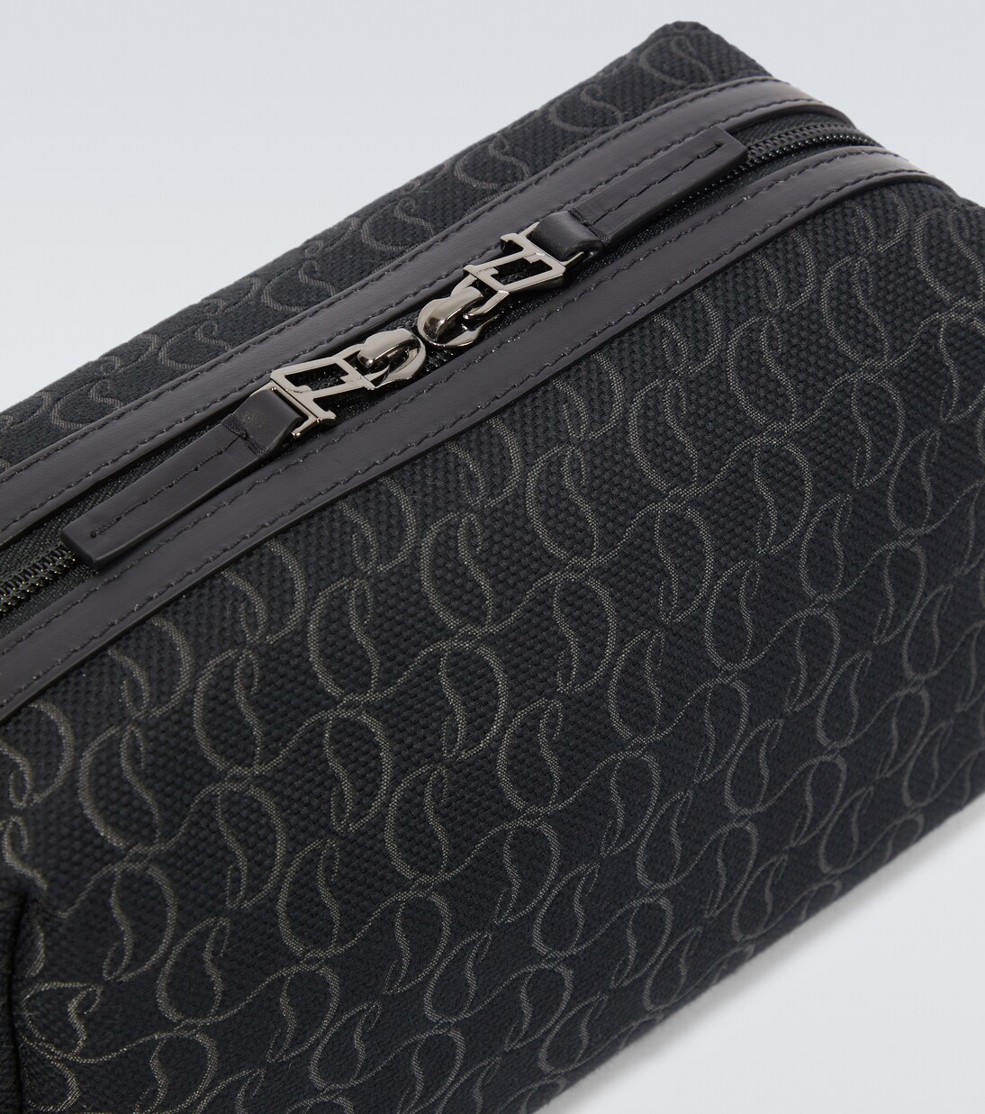 Zip N Flap logo jacquard pouch | Christian Louboutin
