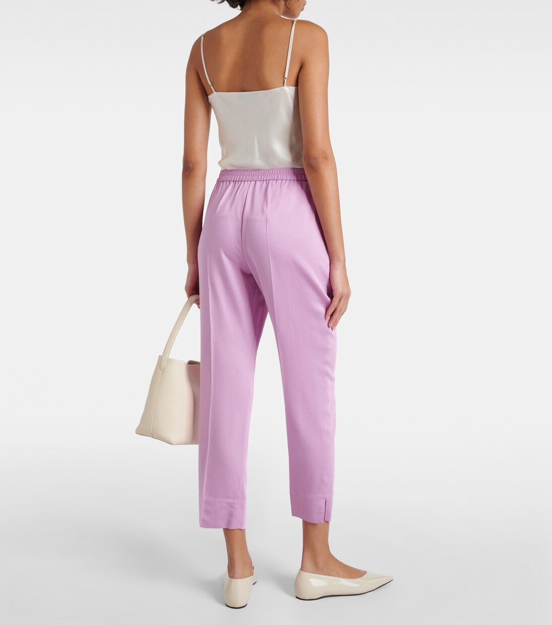 Pantalones rectos Tottenham cropped  | Joseph