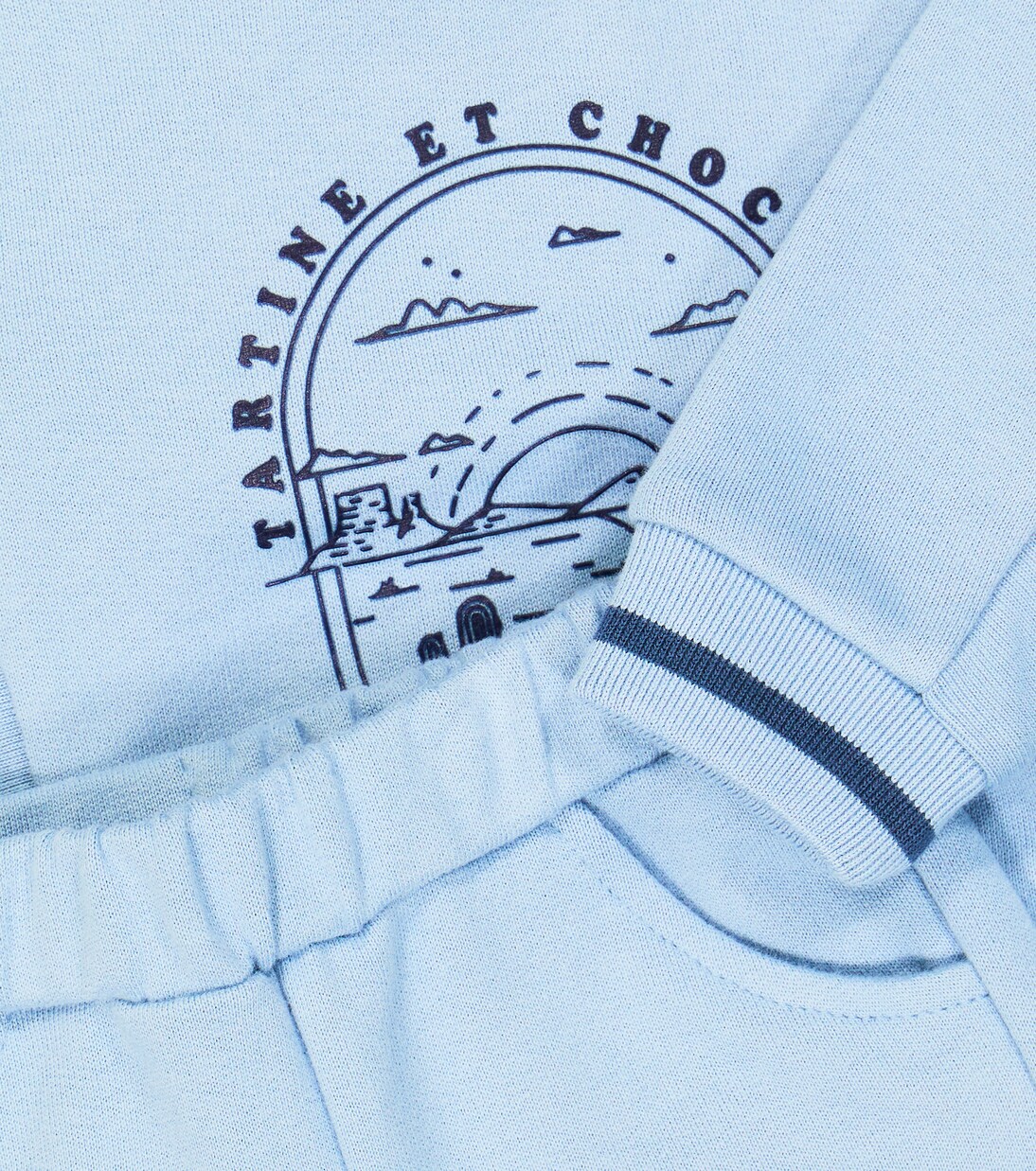 Bébé – Ensemble de survêtement en coton | Tartine et Chocolat