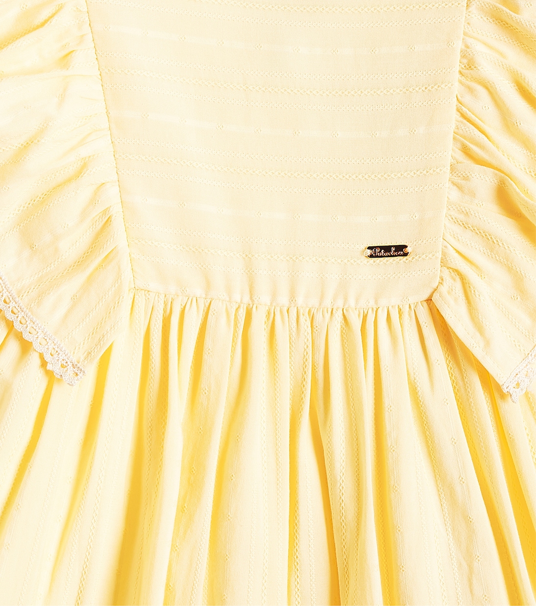 Ruffled cotton-blend dress | Patachou