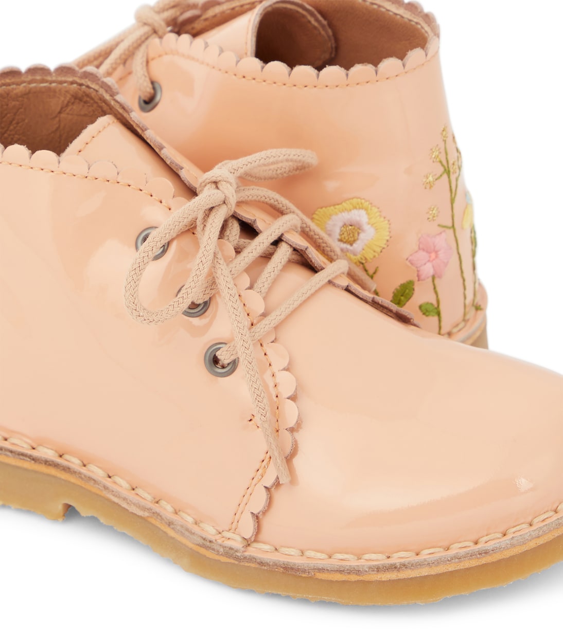 Schnürschuhe aus Lackleder | Petit Nord