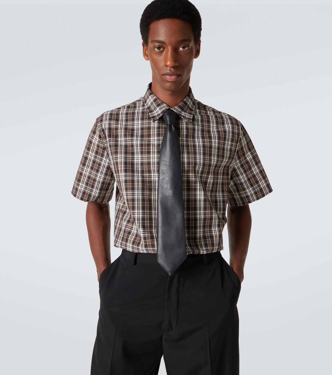 皮革领带 | Bottega Veneta