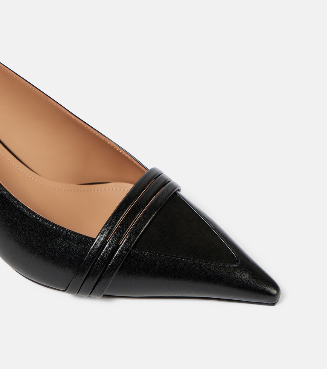 Tanner 45 leather slingback pumps | Malone Souliers