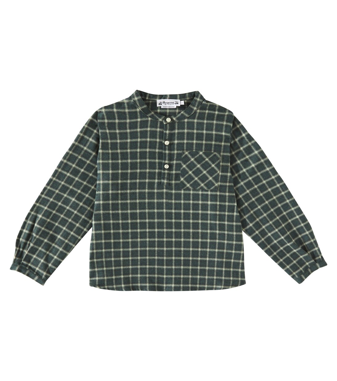 Artiste checked cotton top | Bonpoint