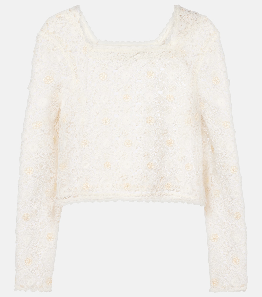 Cropped-Top Natayla aus Häkelstrick | Rixo