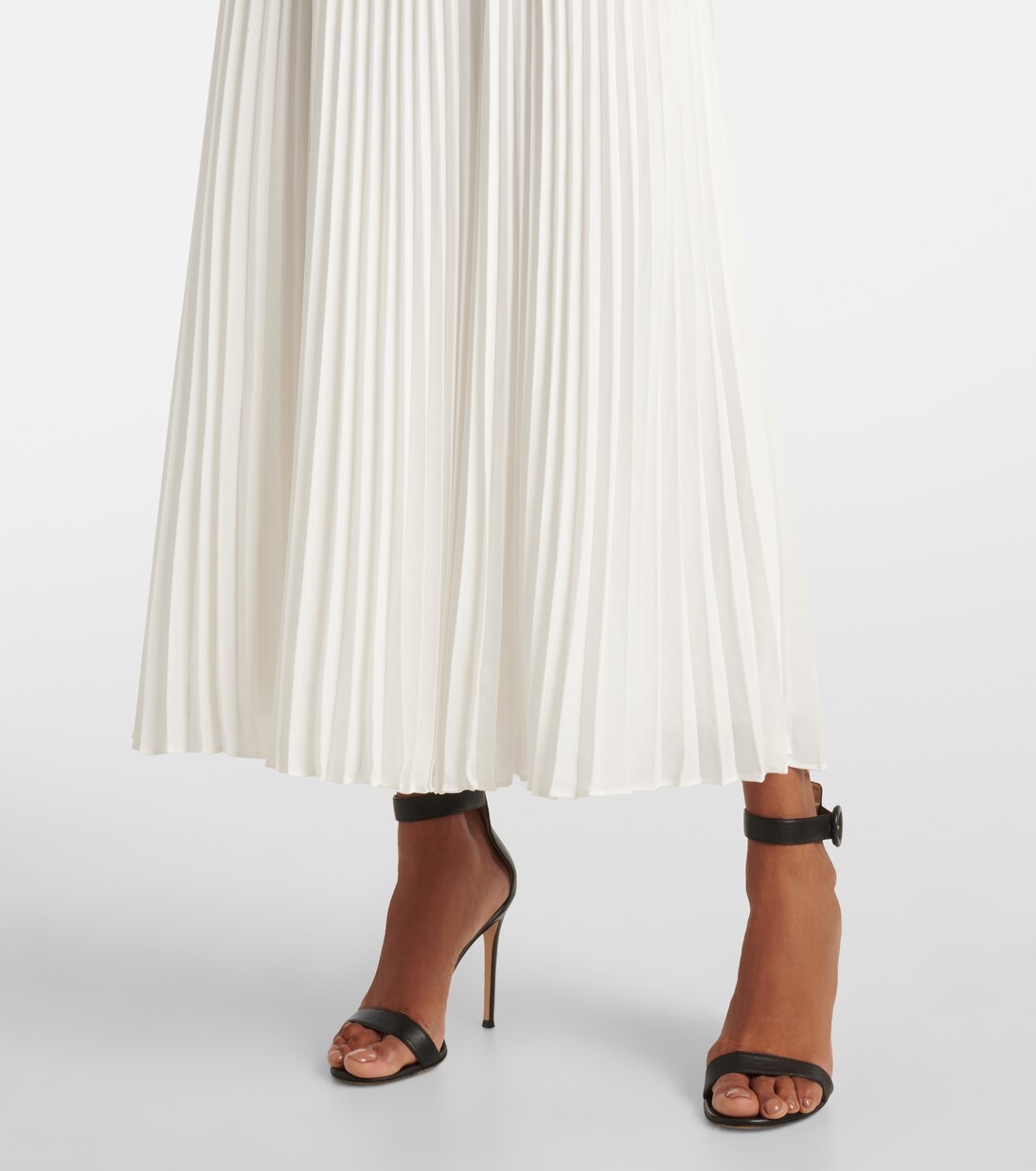 Midikleid Arie mit Lederimitat | Simkhai