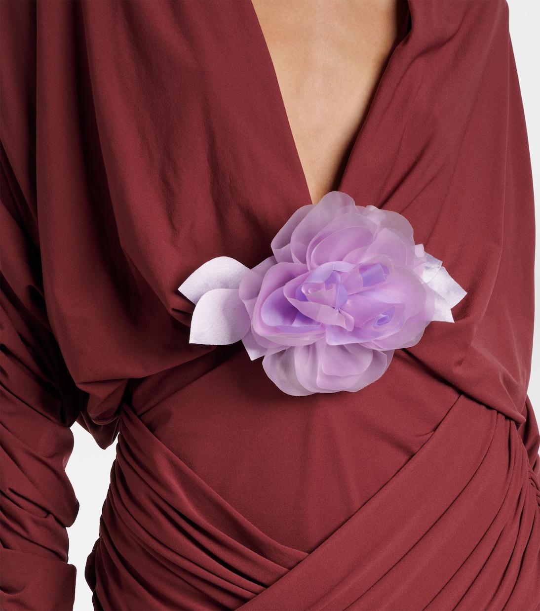 Abito corto in jersey con applicazione | Magda Butrym