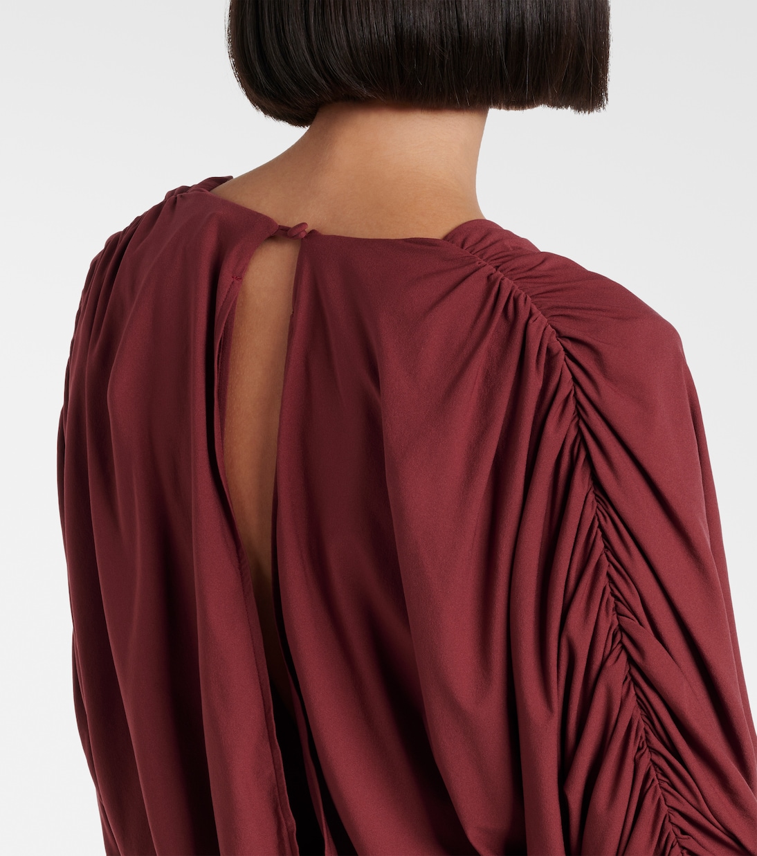 Abito corto in jersey con applicazione | Magda Butrym