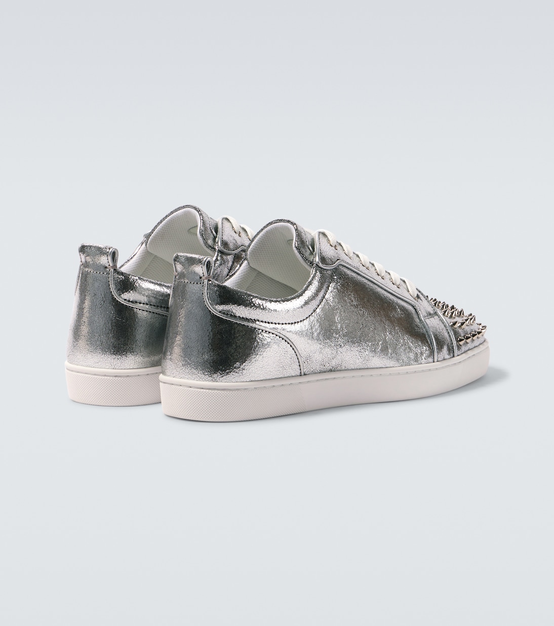 Louis Junior metallic leather sneakers | Christian Louboutin