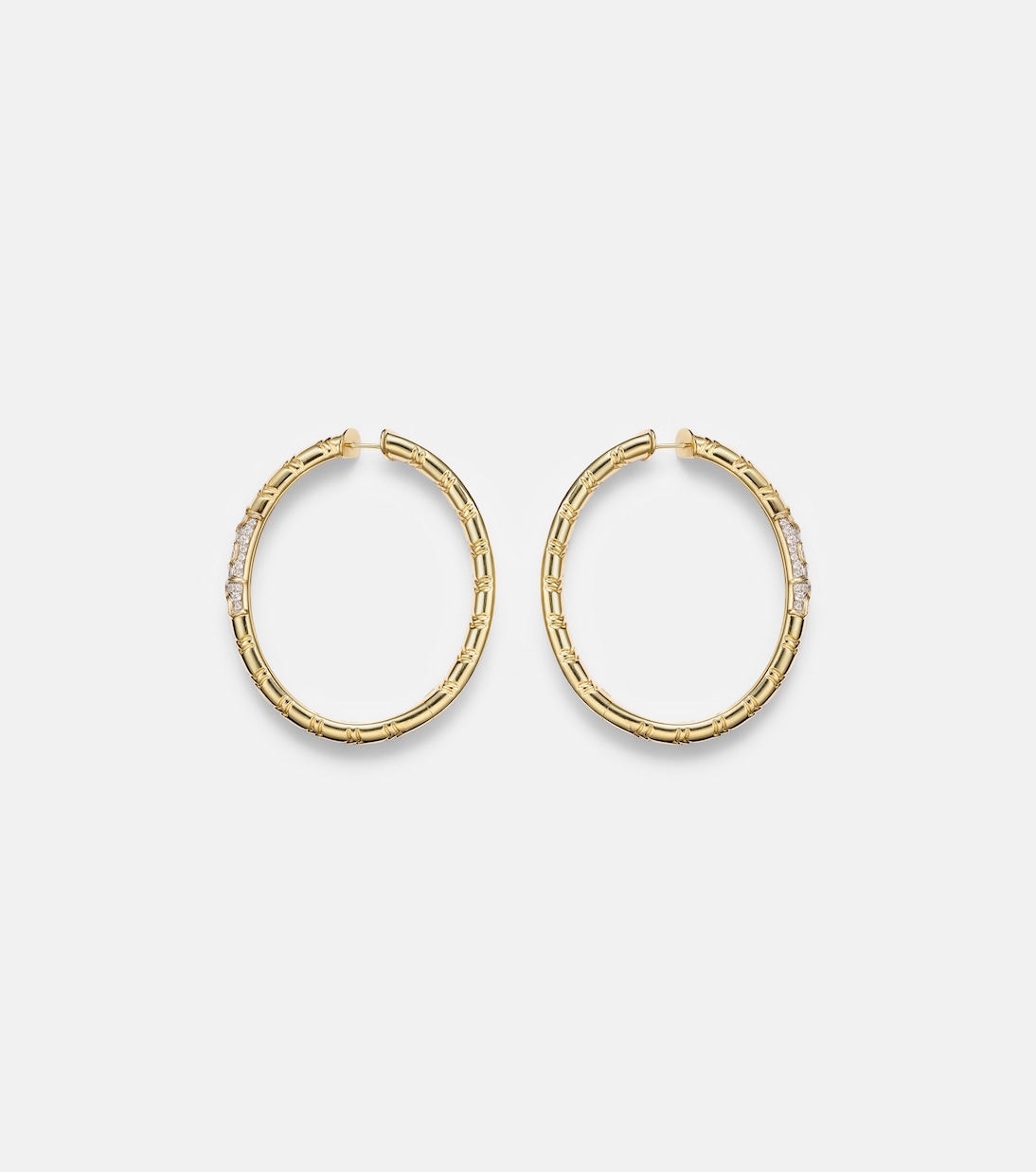 Ohrringe Ondine aus 18kt Gelbgold mit Diamanten | Marina B