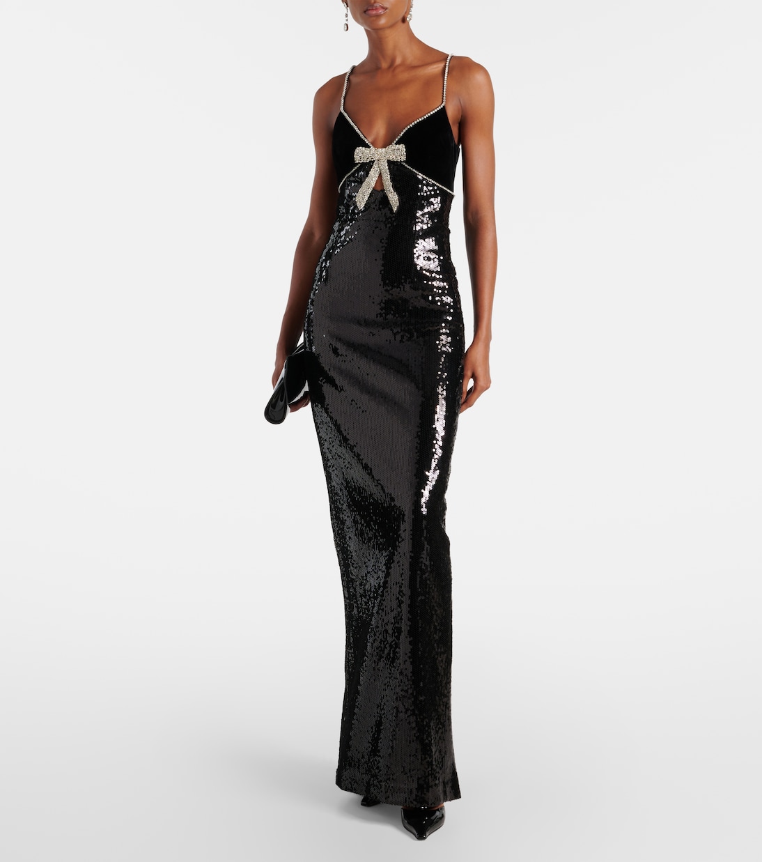 X Nicky Hilton Verzierte Robe Lena mit Pailletten | Rebecca Vallance