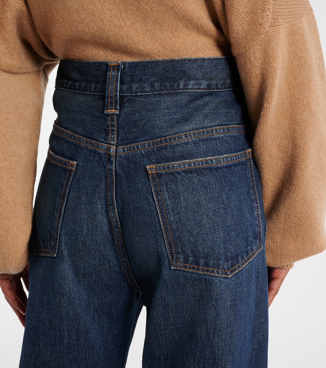 Jeans Bonnie a vita alta e gamba larga | Khaite