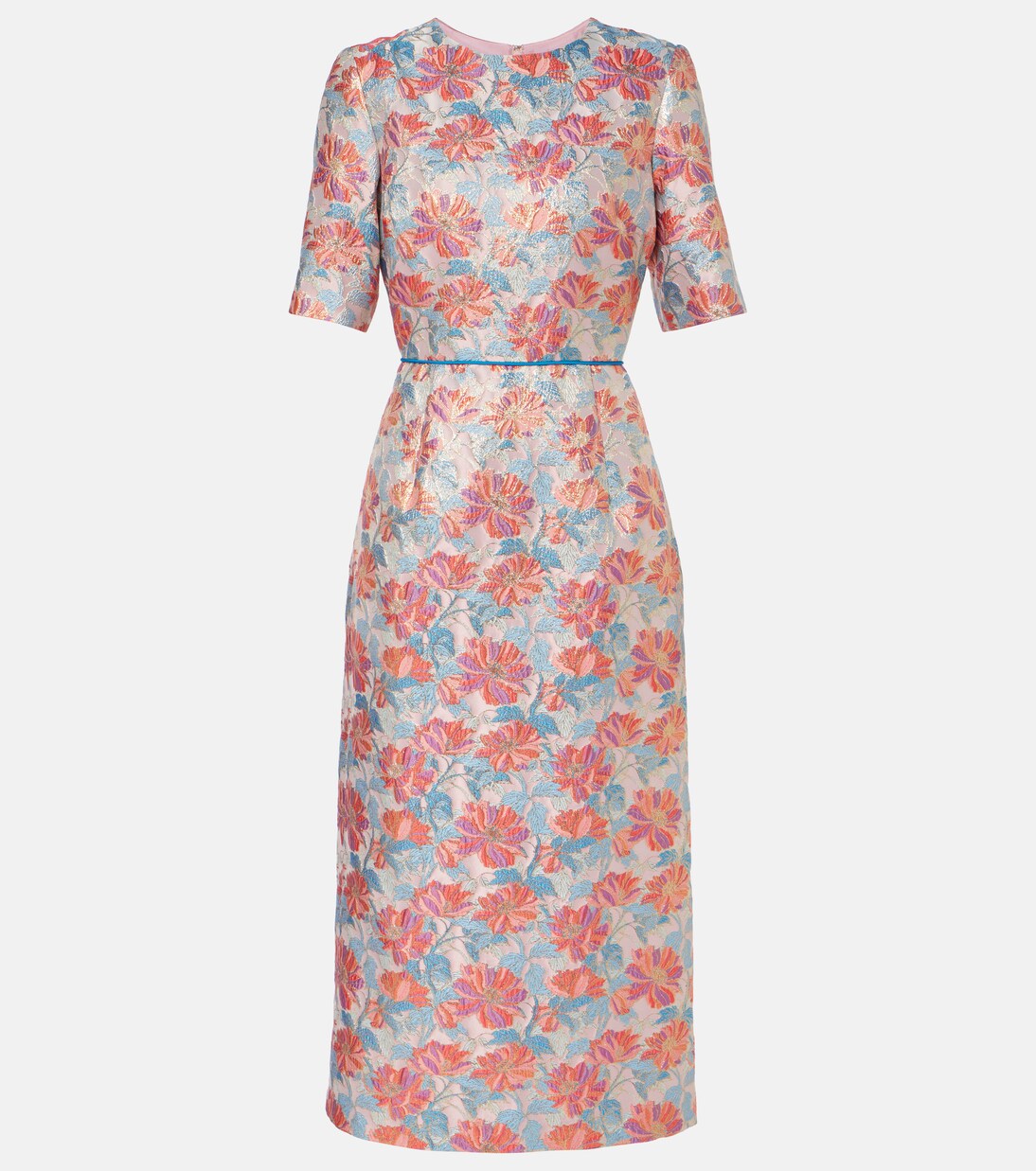 Robe de cocktail en brocart métallisé | Markarian