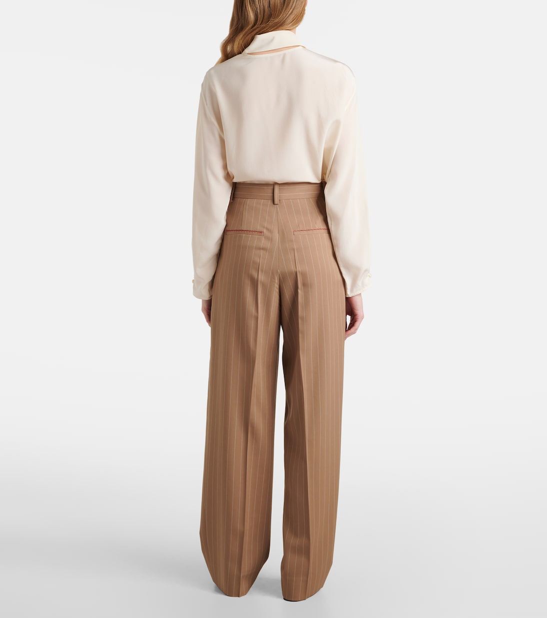 Weite Hose aus Schurwolle | Victoria Beckham