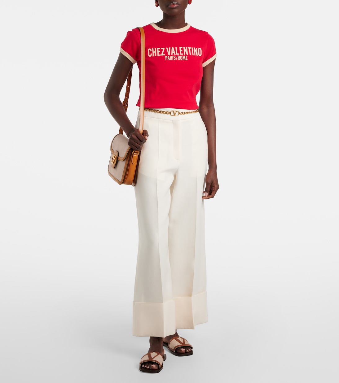 Pantoletten Viva Superstar mit Leder | Valentino Garavani