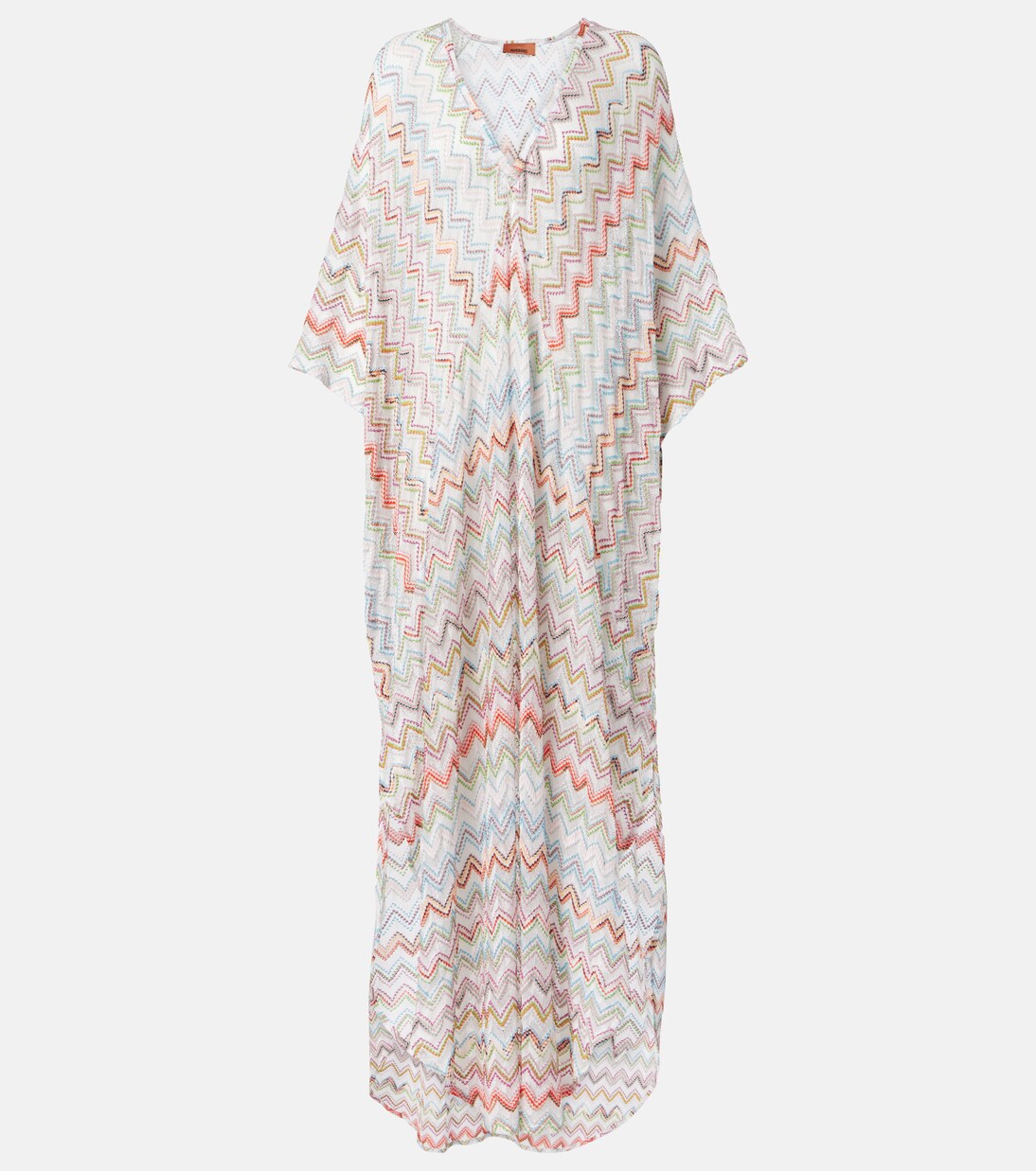Zigzag lamé beach dress | Missoni