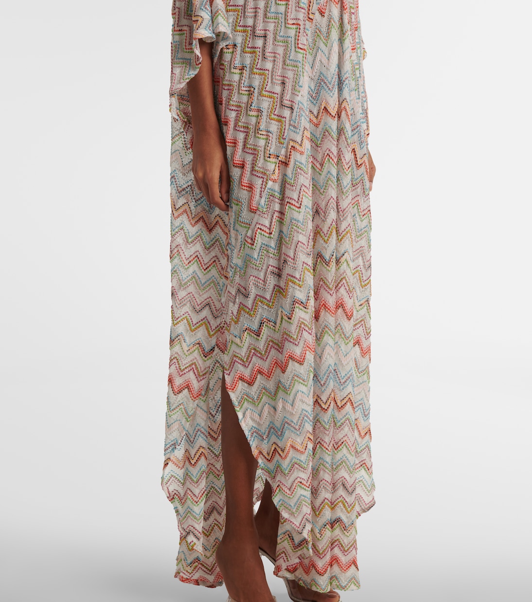 Zigzag lamé beach dress | Missoni