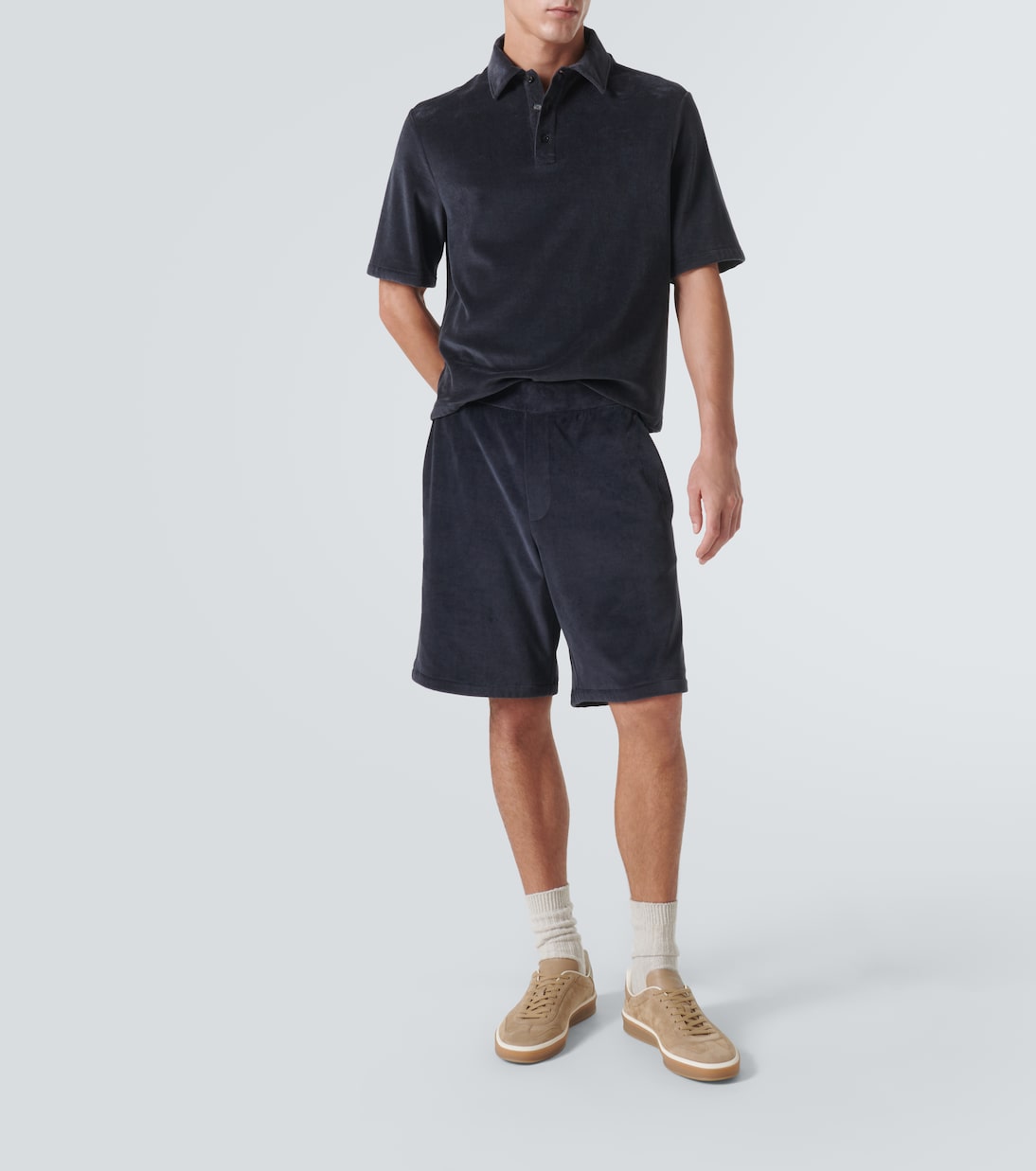 Polohemd Murano aus Baumwolle und Seide | Loro Piana