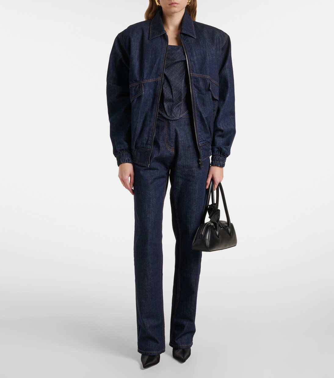 RE25 denim corset top | Magda Butrym