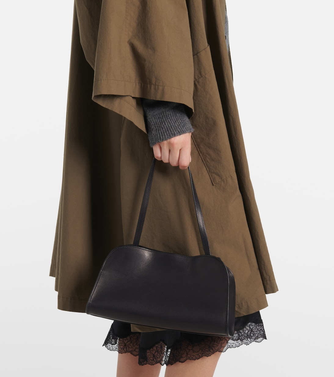 Schultertasche Peggy Small aus Leder | The Row