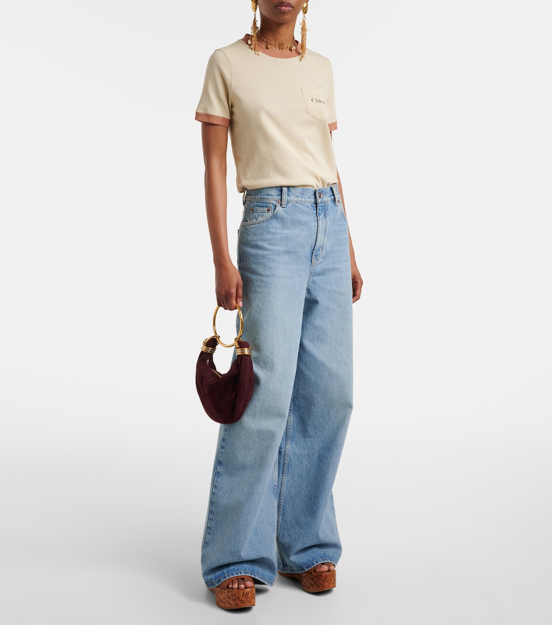 Maxime leather wedges | Chloé