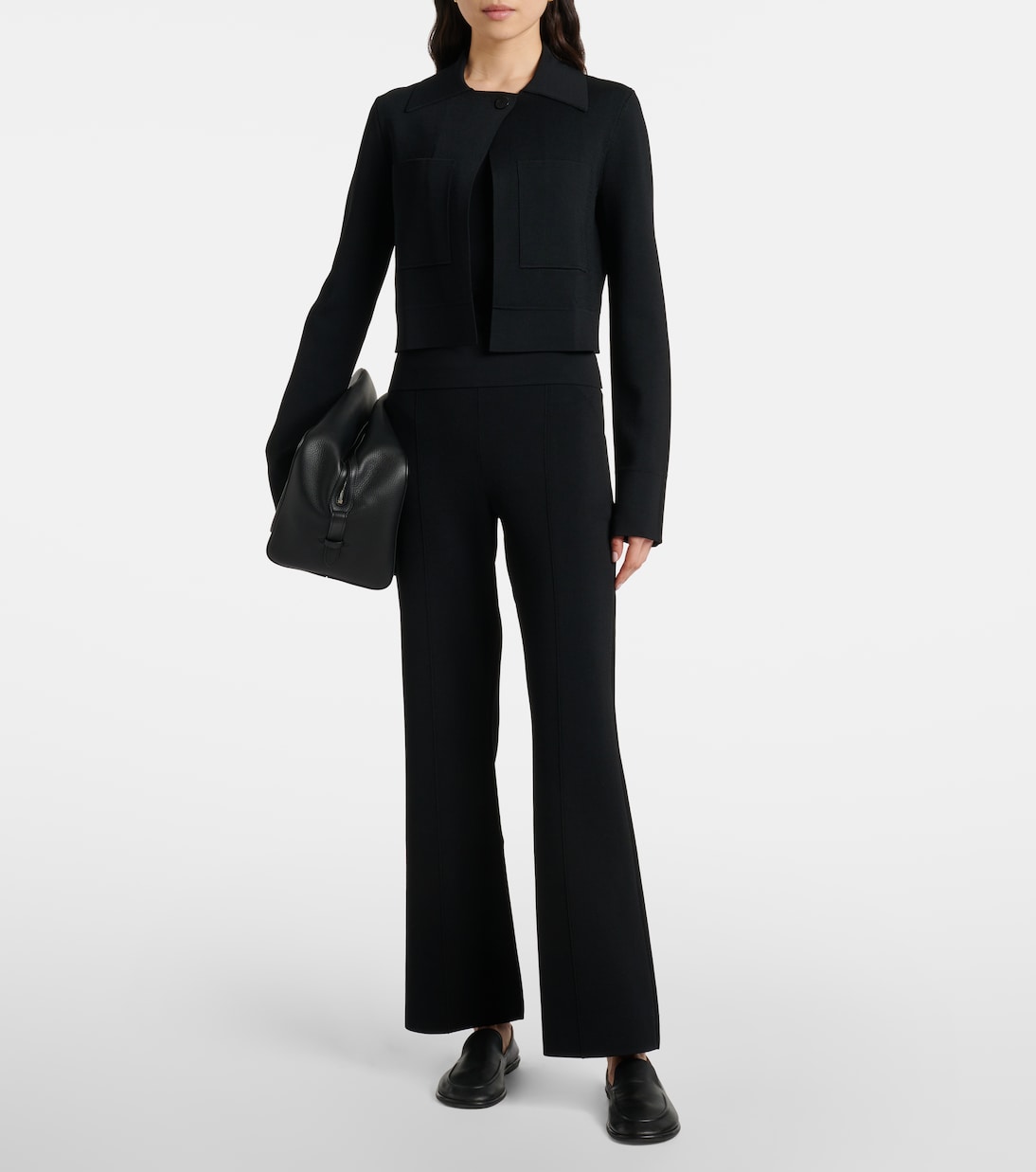 Pantalon flare à taille mi-haute | Joseph