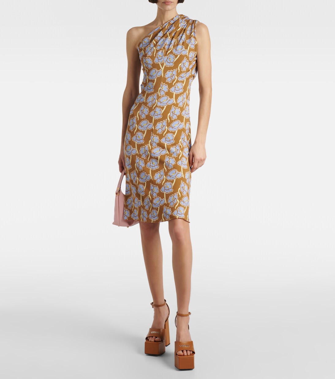 150 leather platform sandals | Versace