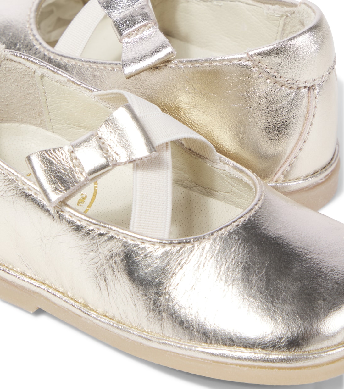 Bebé - bailarinas de piel metalizada | PèPè