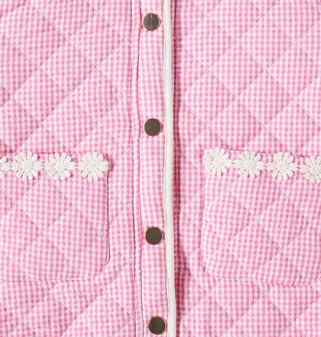 Joulia quilted gingham cotton jacket | Louise Misha