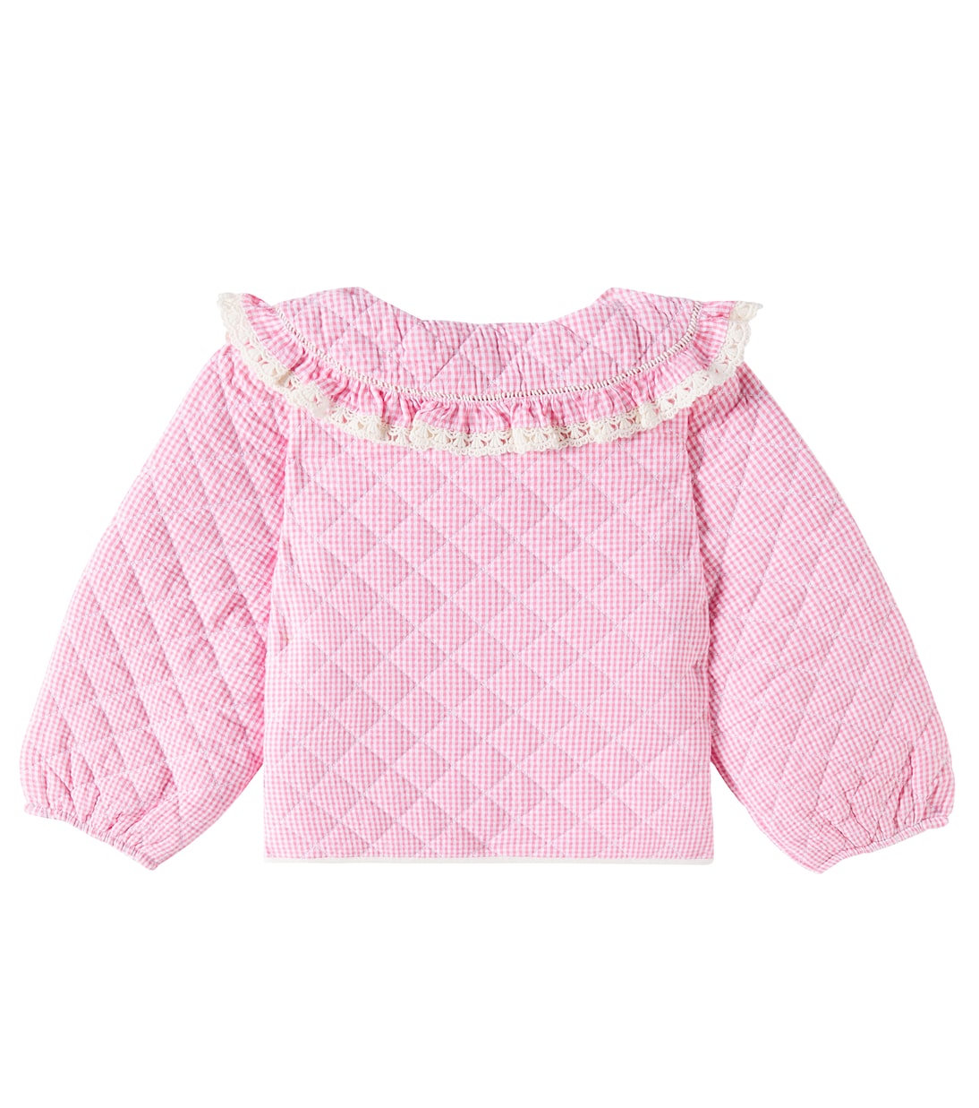 Joulia quilted gingham cotton jacket | Louise Misha