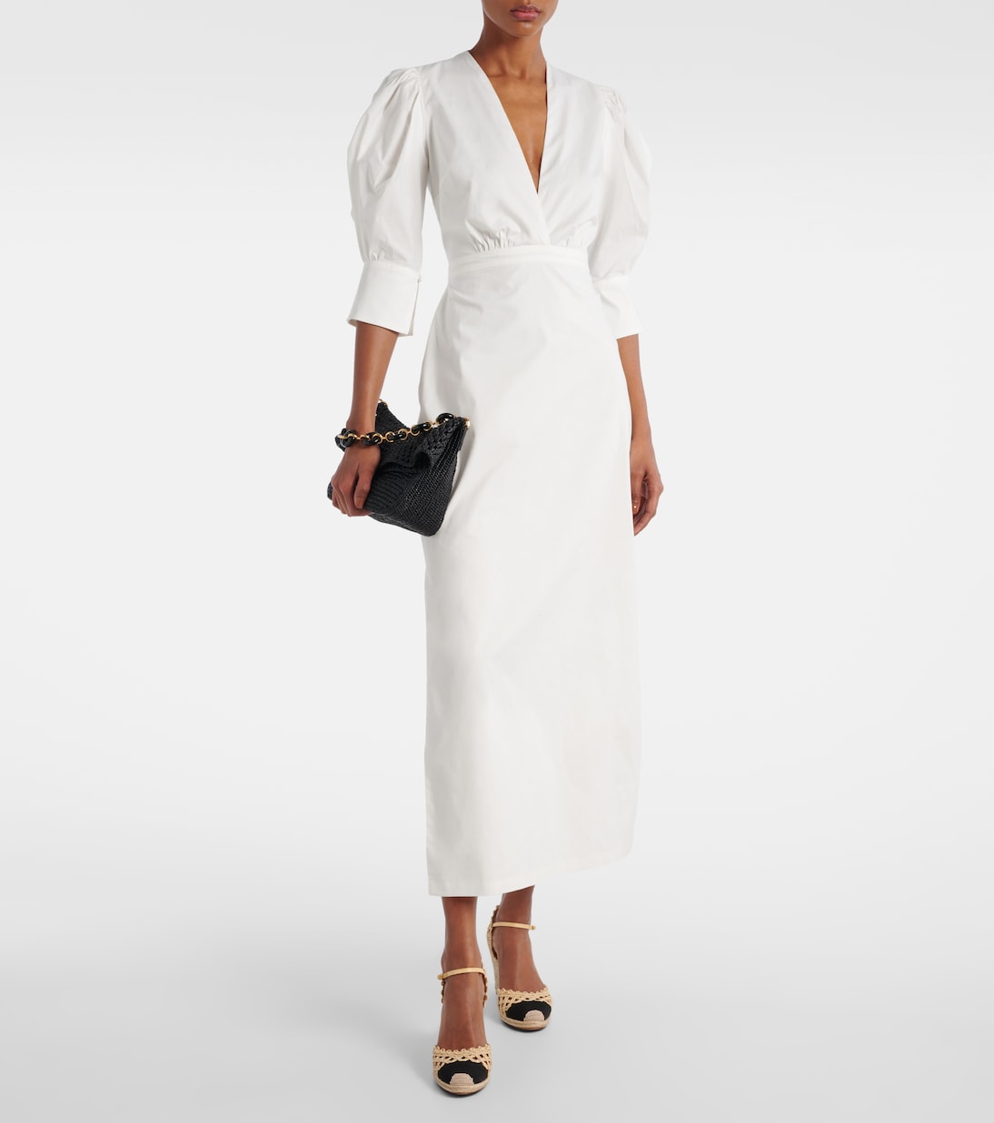 Robe longue en coton | Adriana Degreas