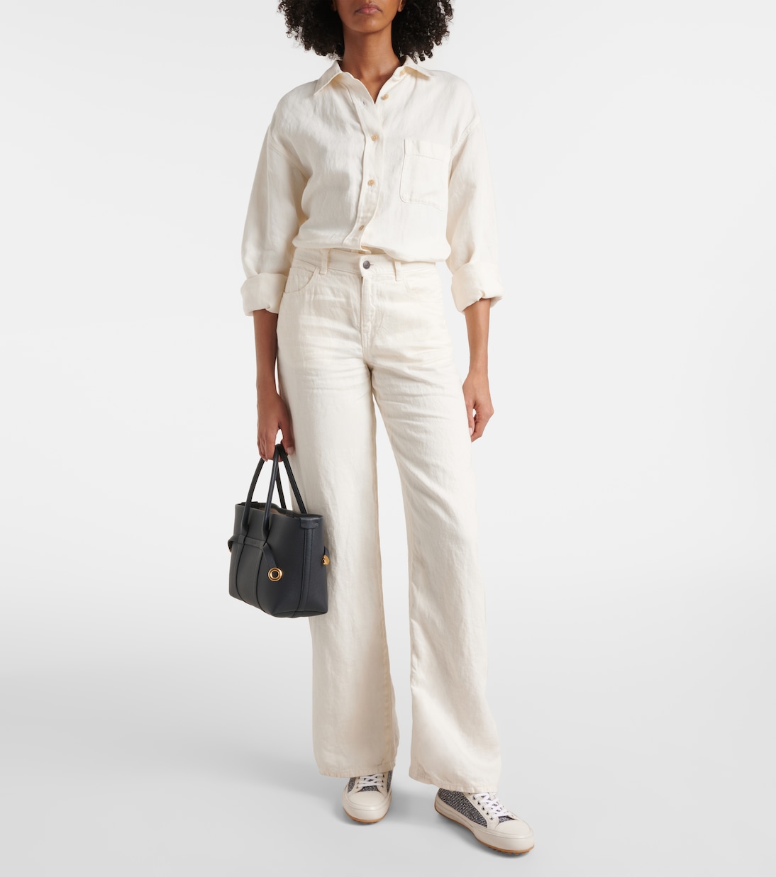 Tweed and leather sneakers | Tod's