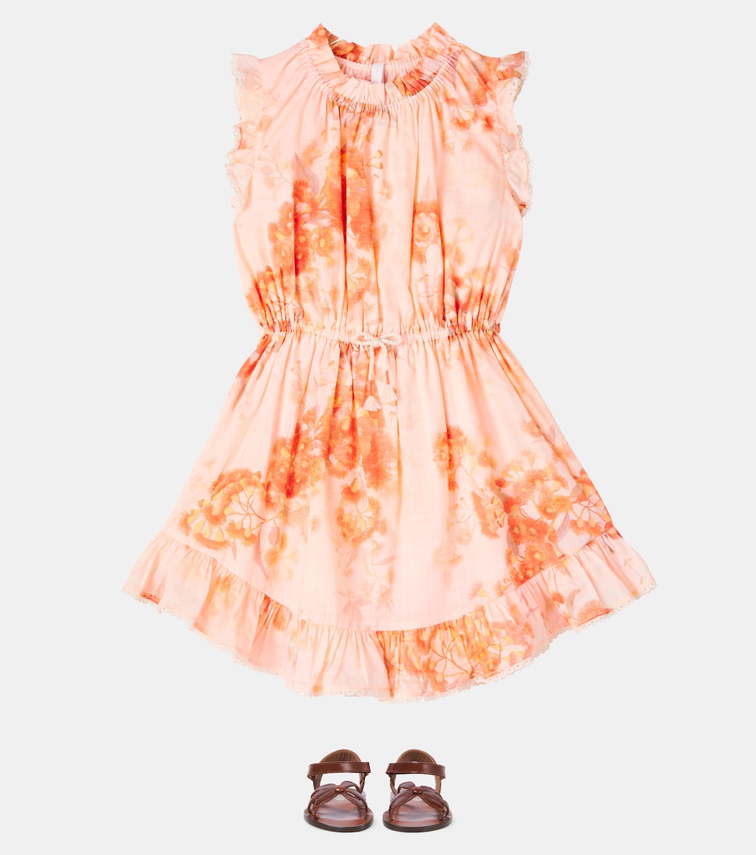 Cascadian floral cotton dress | Zimmermann Kids
