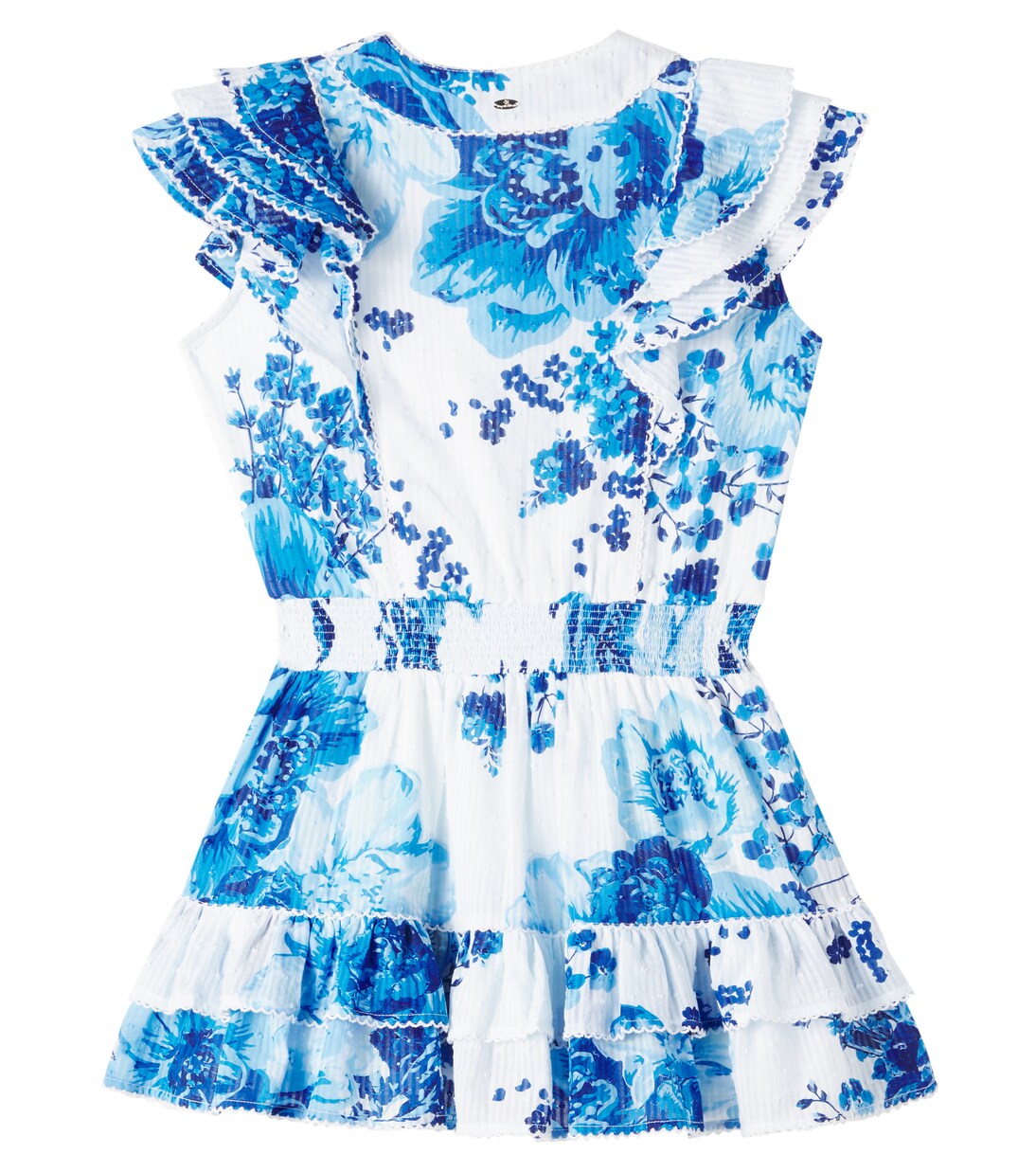Camila ruffled floral cotton dress | Poupette St Barth Kids