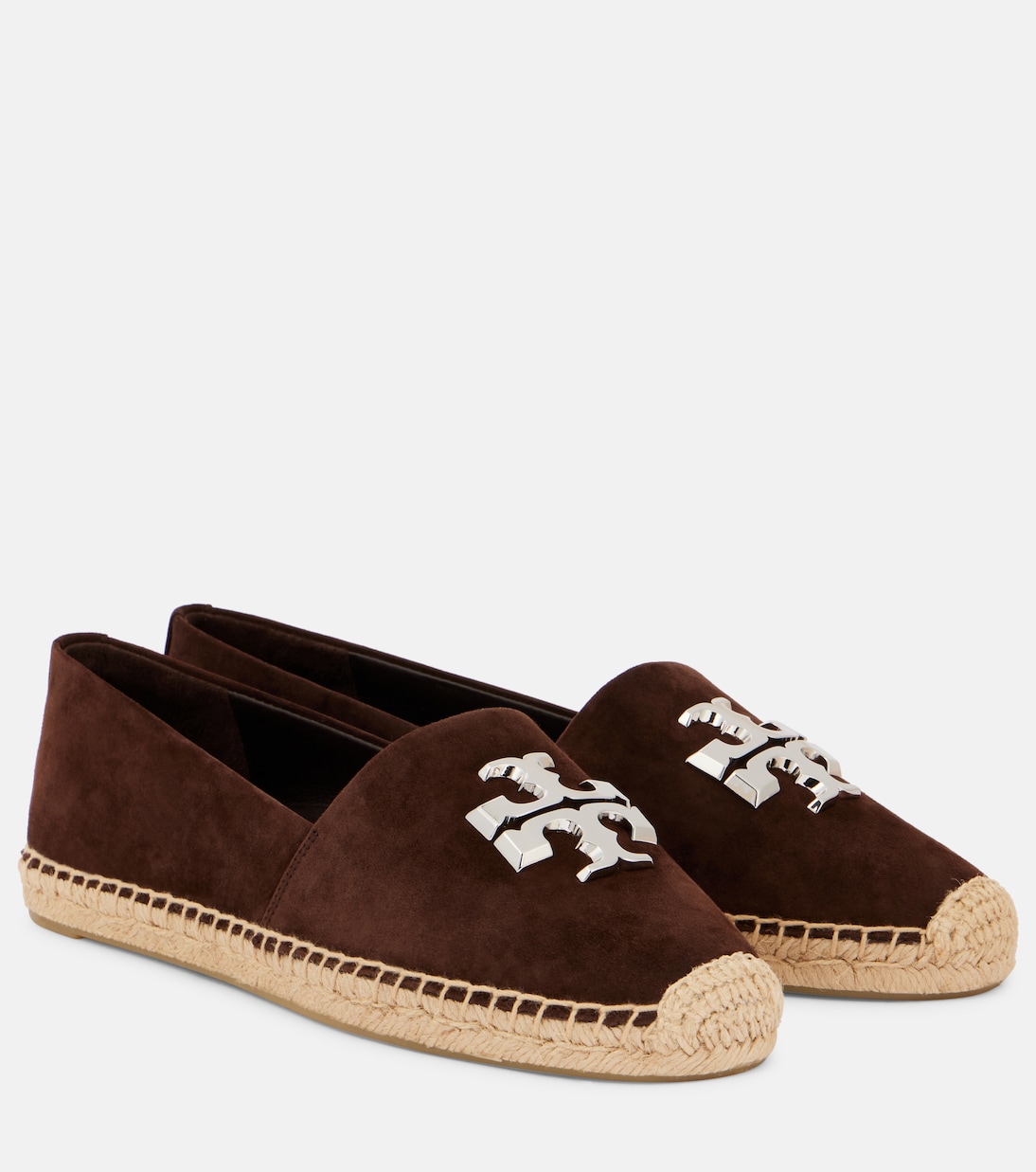 Espadrilles Double T aus Veloursleder | Tory Burch